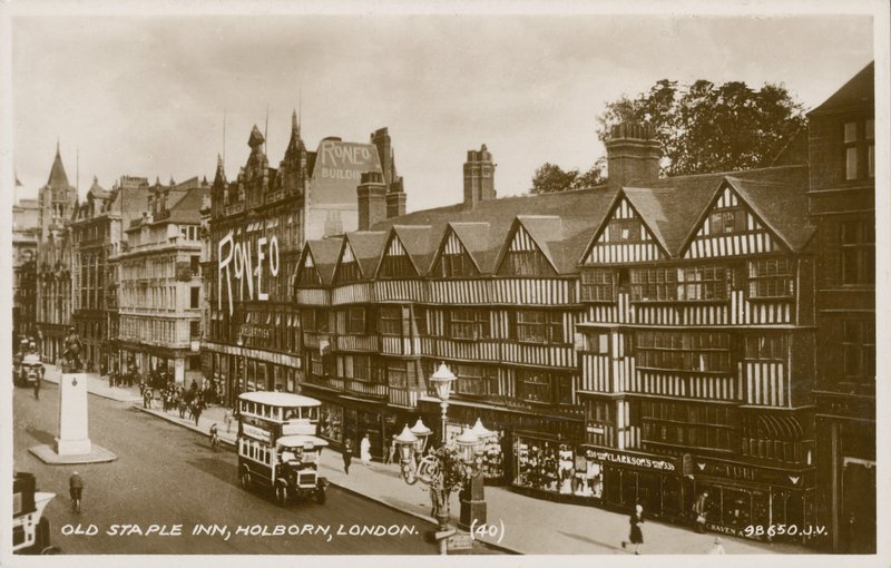 Ancien Staple Inn, Holborn, Londres - English Photographer