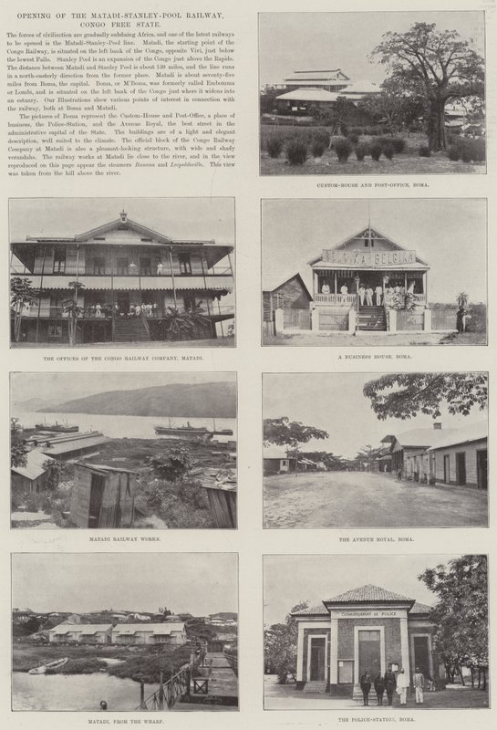 Ouverture du chemin de fer Matadi-Stanley-Pool, État indépendant du Congo - English Photographer