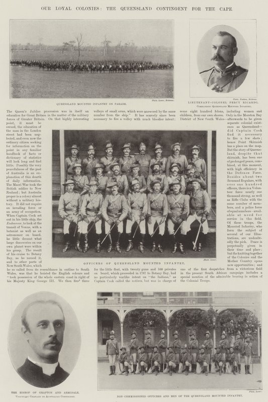 Nos colonies loyales, le contingent du Queensland pour le Cap - English Photographer