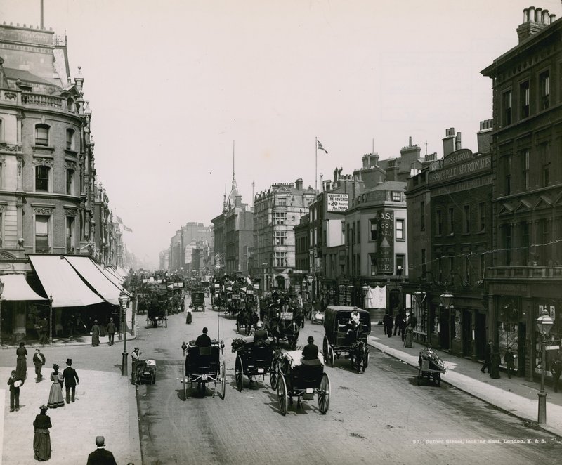 Oxford Street, Londres, vue vers l