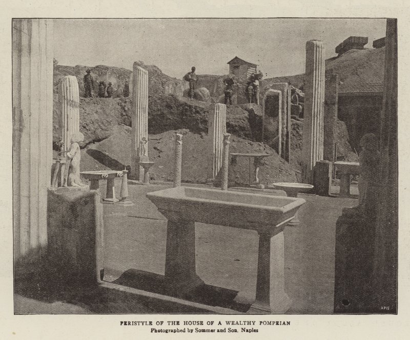 Péristyle de la maison d