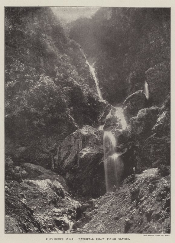 Inde pittoresque, cascade sous le glacier de Pindri - English Photographer