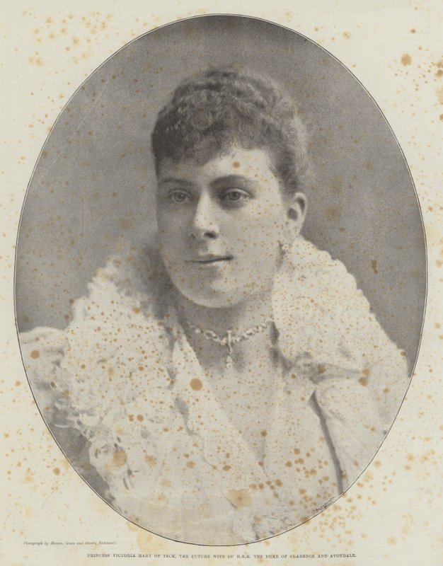 Princesse Victoria Mary de Teck, future épouse de SAR le duc de Clarence et Avondale - English Photographer