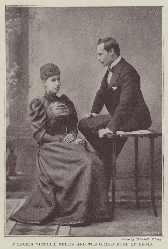Princesse Victoria Melita et le grand-duc de Hesse - English Photographer