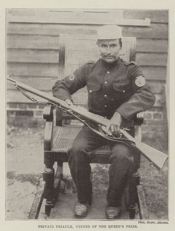 Le soldat Priaulx, vainqueur du prix de la reine - English Photographer