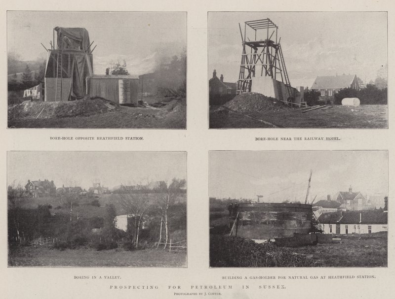Prospection de pétrole dans le Sussex - English Photographer