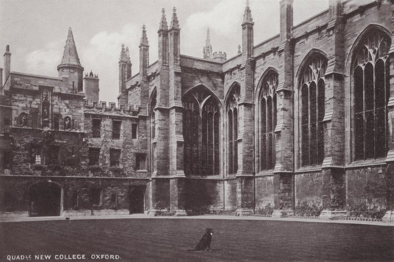 Cour de New College, Oxford - English Photographer
