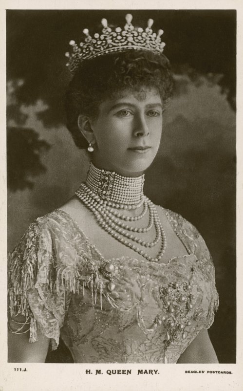 Reine Mary, épouse du roi George V (photo n/b) - English Photographer