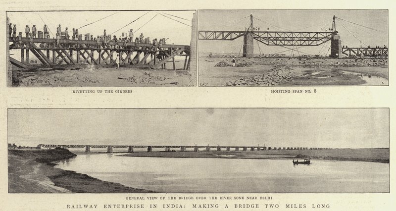 Entreprise ferroviaire en Inde, construction d