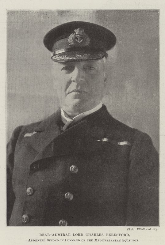 Contre-amiral Lord Charles Beresford, nommé second commandant de l
