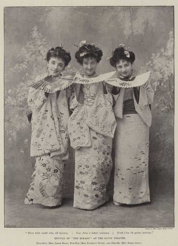 Reprise de The Mikado au Savoy Theatre - English Photographer