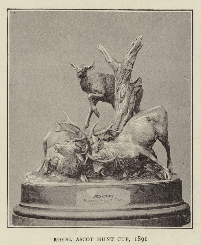 Royal Ascot Hunt Cup, 1891 - English Photographer