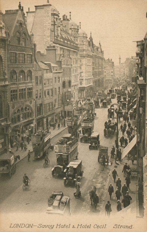 Savoy Hotel et Hotel Cecil, Strand, Londres - English Photographer
