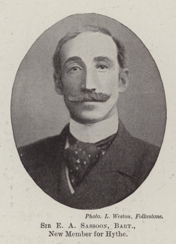 Sir E A Sassoon, baronnet, nouveau membre pour Hythe - English Photographer