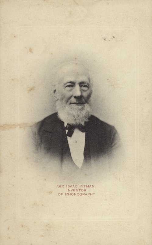 Sir Isaac Pitman (1813-1897), inventeur anglais de la sténographie Pitman - English Photographer
