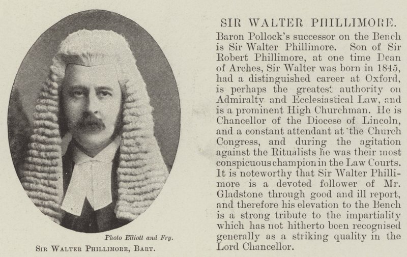 Sir Walter Phillimore, Baronet - English Photographer