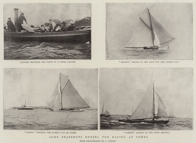 Quelques Instantanés pendant les Courses à Cowes - English Photographer