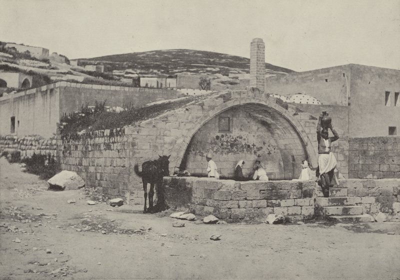 Puits de Sainte Marie, ou la fontaine de la Vierge, Nazareth, un lieu souvent visité par Marie, la mère de notre Seigneur - English Photographer