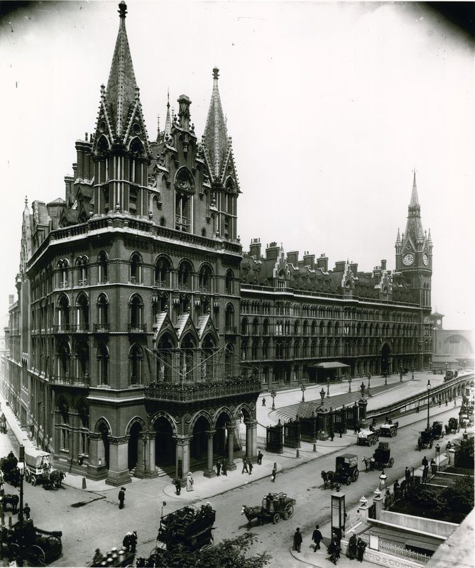 Gare de St Pancras; photographie d