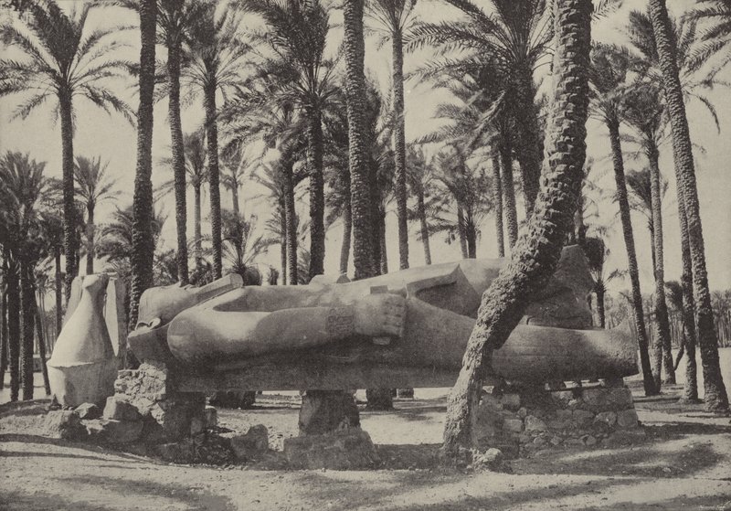 Statue de Ramsès II, allongée dans la ville que Jérémie a dit devoir être sans habitant - English Photographer