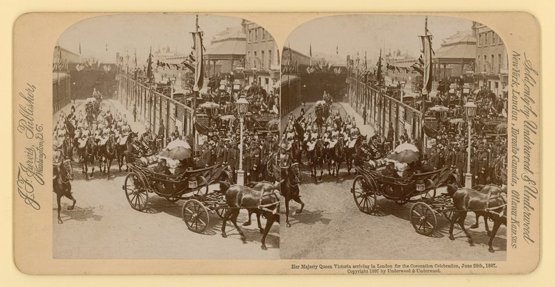 Impression stéréographique du jubilé de diamant de la reine Victoria - English Photographer