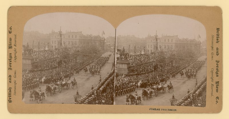 Impression stéréographique du jubilé de diamant de la reine Victoria - English Photographer