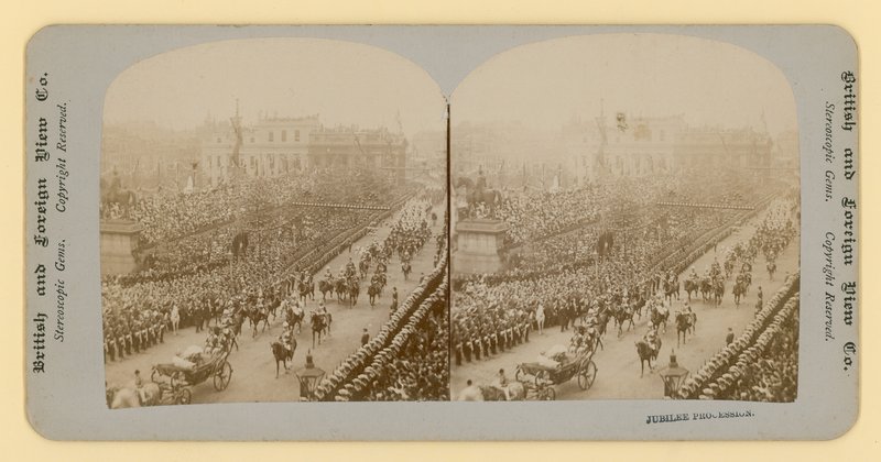 Impression stéréographique du jubilé de diamant de la reine Victoria - English Photographer