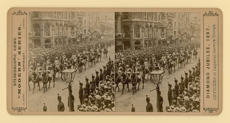 Impression stéréoscopique du jubilé de diamant de la reine Victoria, 28 juin 1897 - English Photographer