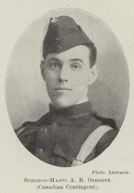 Chirurgien-major A B Osborne, contingent canadien - English Photographer