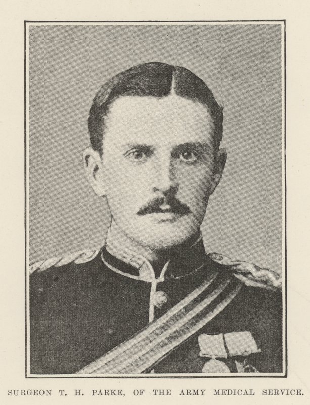 Chirurgien T H Parke, du service médical de l