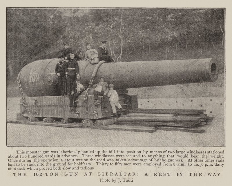 Le canon de 102 tonnes à Gibraltar, une pause en chemin - English Photographer