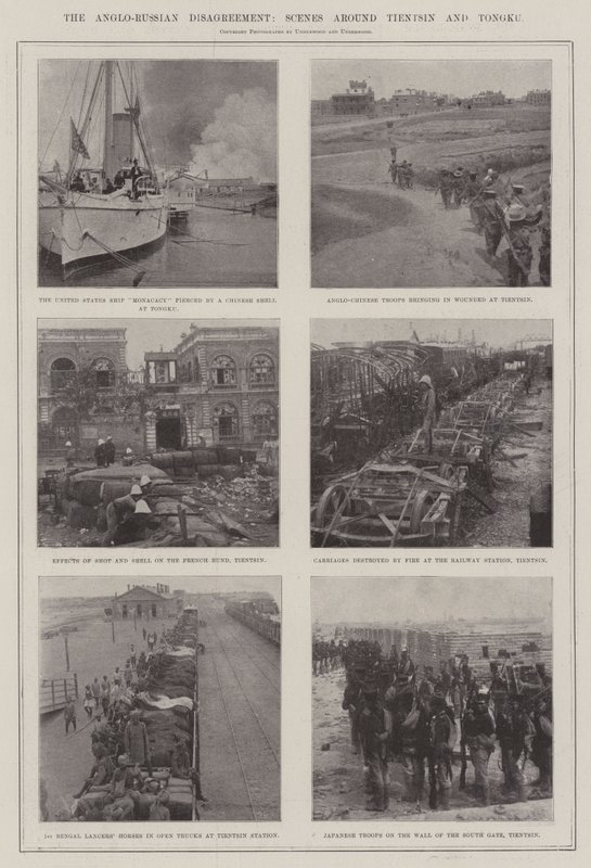 Le désaccord anglo-russe, scènes autour de Tientsin et Tongku - English Photographer