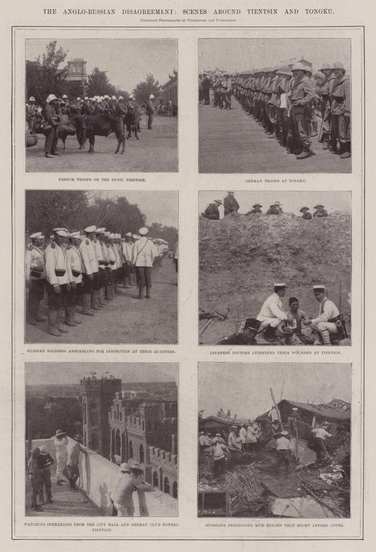 Le désaccord anglo-russe, scènes autour de Tientsin et Tongku - English Photographer