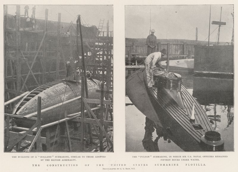 La construction de la flottille sous-marine des États-Unis - English Photographer