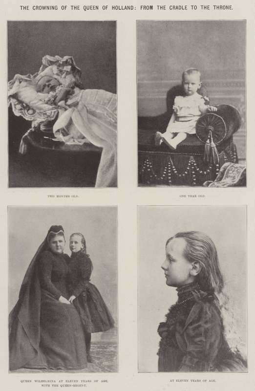 Le couronnement de la reine de Hollande, du berceau au trône - English Photographer