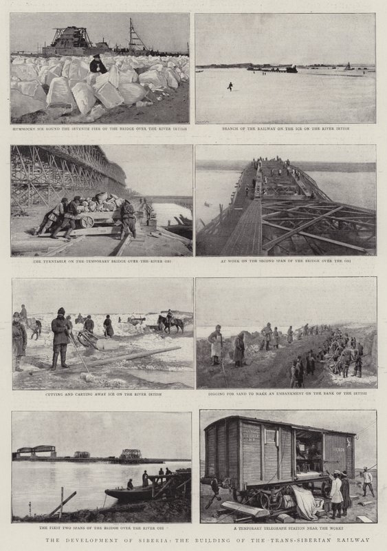 Le développement de la Sibérie, la construction du chemin de fer transsibérien - English Photographer