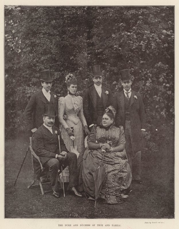 Le duc et la duchesse de Teck et leur famille - English Photographer