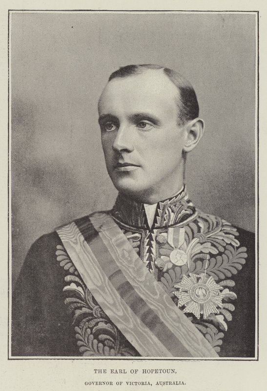 Le comte de Hopetoun, gouverneur de Victoria, Australie - English Photographer