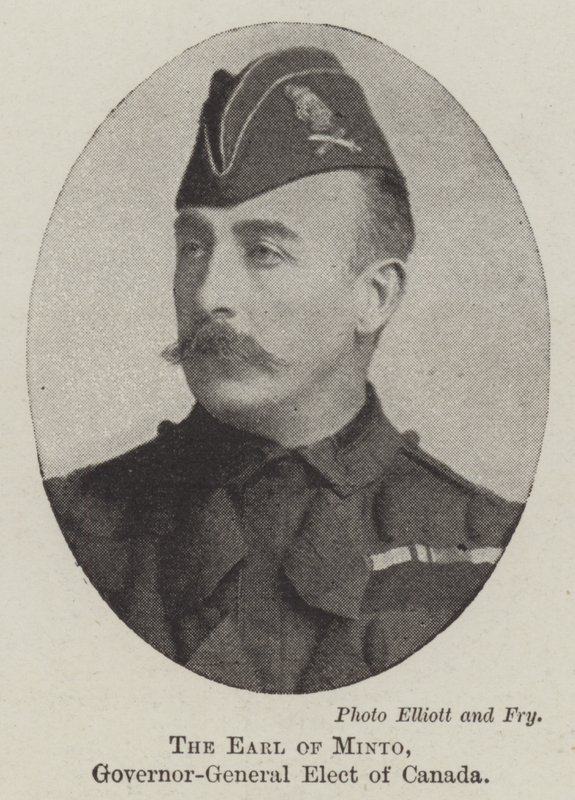 Le comte de Minto, gouverneur général élu du Canada - English Photographer