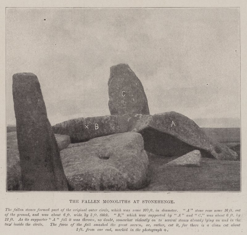 Les Monolithes Tombés à Stonehenge - English Photographer