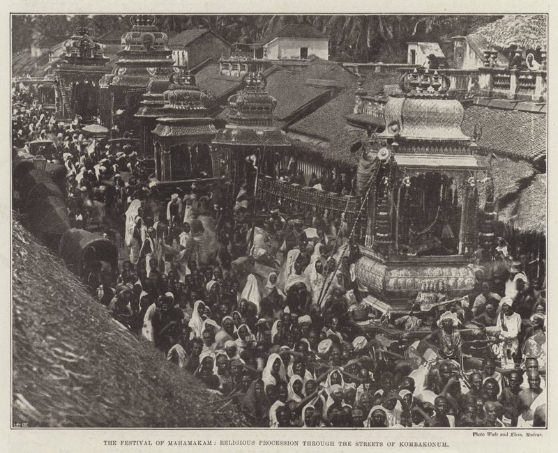 Le festival de Mahamakam, procession religieuse dans les rues de Kombakonum - English Photographer