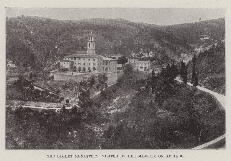 Le monastère de Laghet, visité par Sa Majesté le 6 avril - English Photographer
