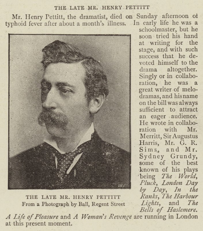 Feu M. Henry Pettitt - English Photographer
