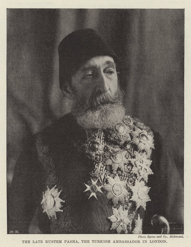 Feu Rustem Pacha, ambassadeur turc à Londres - English Photographer