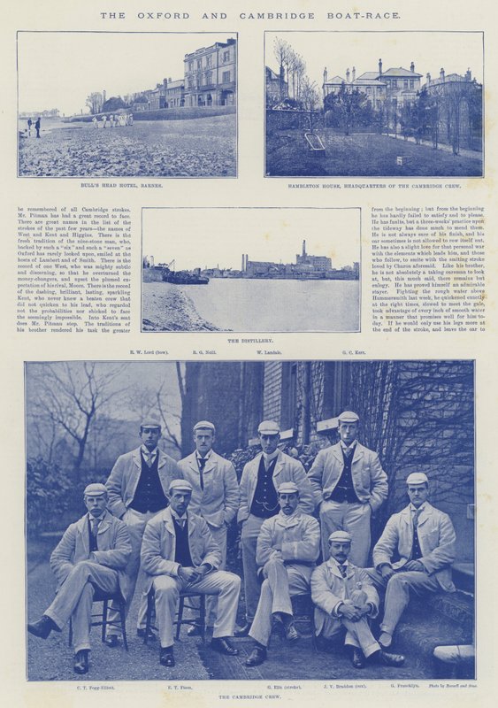 La course de bateaux Oxford et Cambridge - English Photographer