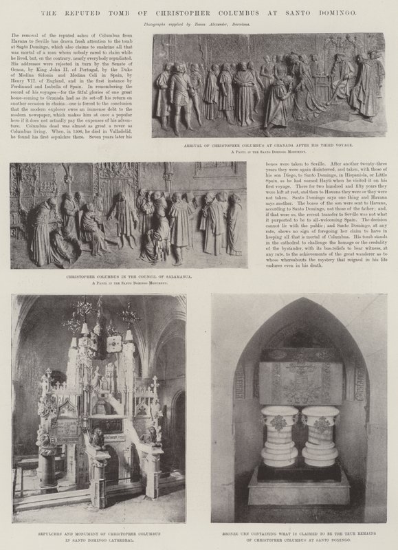 La tombe présumée de Christophe Colomb à Saint-Domingue - English Photographer
