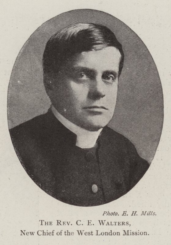 Le révérend C E Walters, nouveau chef de la mission de l