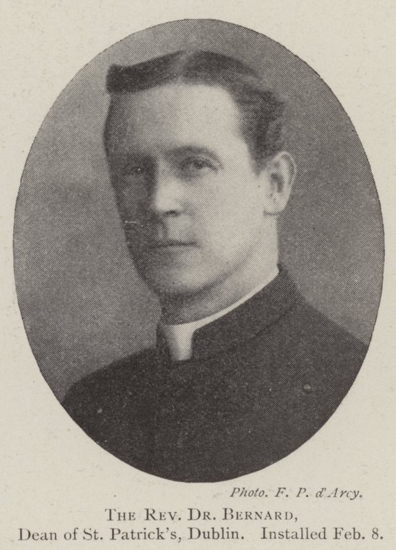 Le Révérend Dr Bernard, doyen de St Patrick, Dublin, installé le 8 février - English Photographer