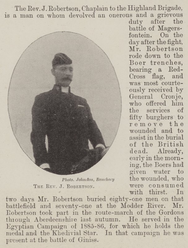 Le révérend J. Robertson - English Photographer