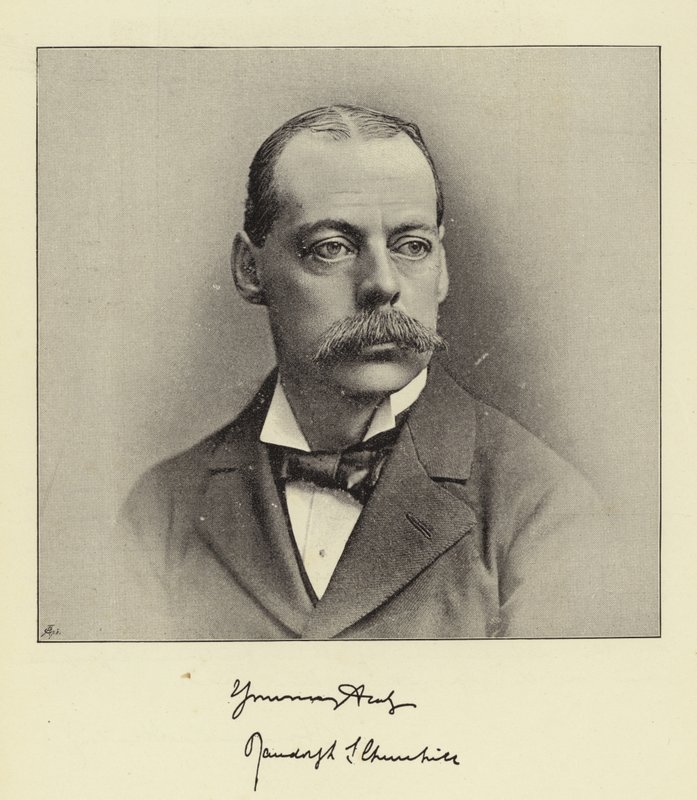 Le Très Honorable Lord Randolph Churchill, ancien Chancelier de l